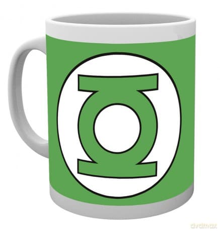 DC Comics: DC Comics Green Lantern Logo Kubek wielokolorowy