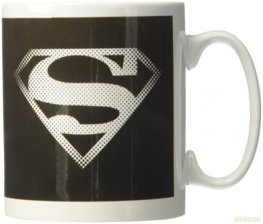 DC Comics: Dc Comics Superman Monotone Logo Kubek