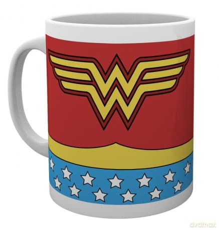 DC Comics: DC Comics Wonder Woman Costume Kubek, Wood wielokolorowy