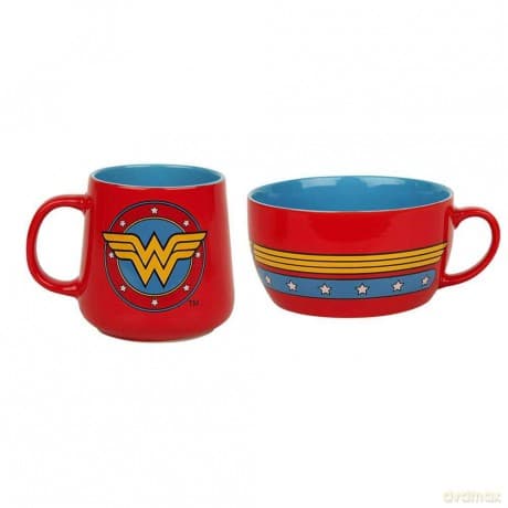 DC Comics: DC Comics Wonder Woman Kubek Set Multicolour