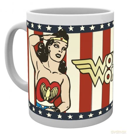 DC Comics: DC Comics Wonder Woman Vintage Kubek wielokolorowy