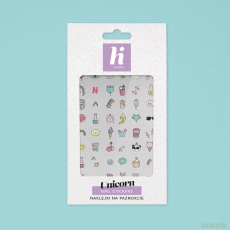 Hi Hybrid Naklejki na paznokcie Unicorn 1szt