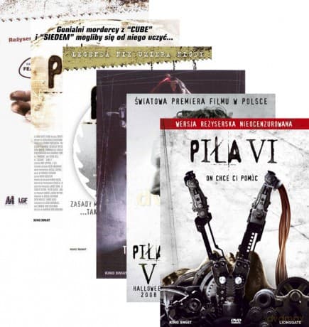 Piła 1+2+3+4+5+6 Pakiet