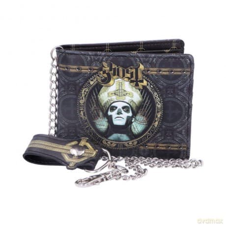 Ghost: Gold (Embossed Wallet With Chain)