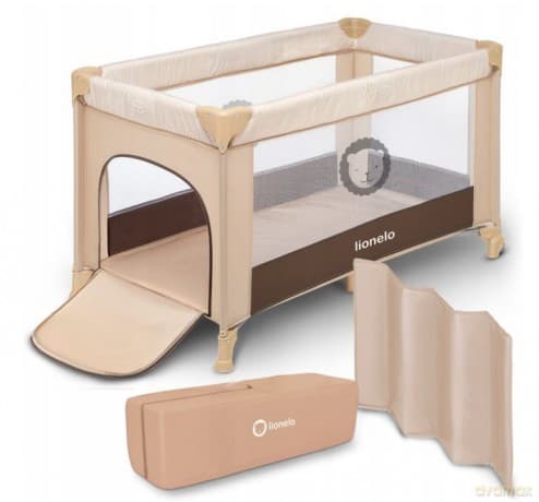 Łóżeczko - kojec Adriaa Beżowe