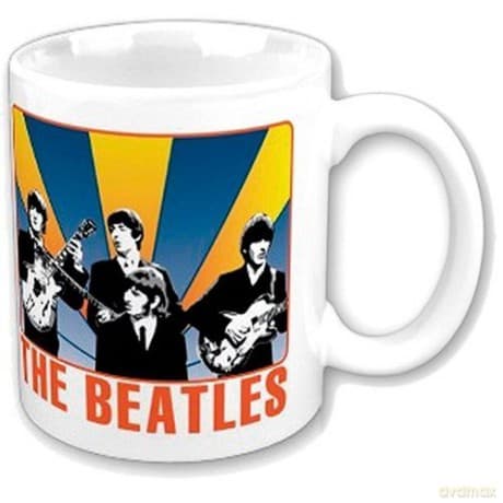 The  Beatles: Shine Behind Boxed Mug, White