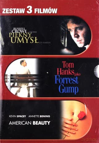 Najlepszy Film Kolekcja Paramount: American Beauty / Forrest Gump / Piękny Umysł