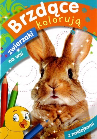 Zwierzaki na wsi. Brzdące kolorują. - Zofia Zabrzeska