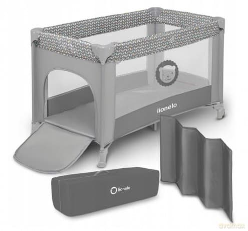 Łóżeczko - kojec Adriaa Szare