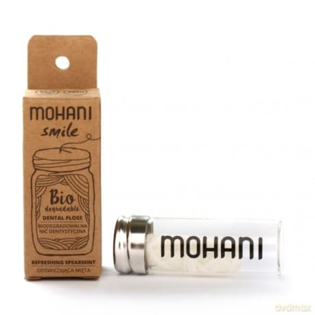Biodegradowalna nić dentystyczna Mohani Smile - miętowa