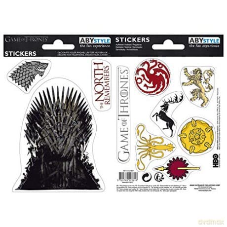 GAME OF THRONES Naklejki 161 cm/ 2 planches Stark/ Sigils (Gra o Tron)