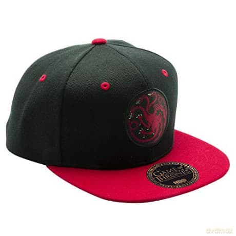 GAME OF THRONES Snapback Cap Black & Red Targaryen (Gra o Tron)