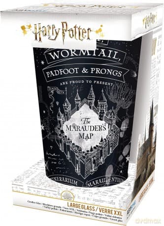 HARRY POTTER Duża szklanka 400 ml Marauder's map Matte