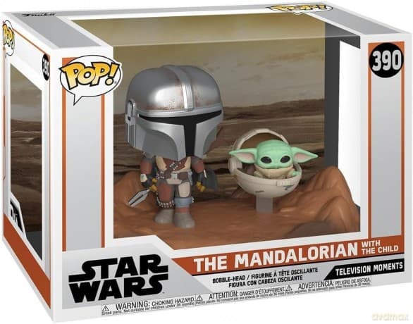 STAR WARS POP Vinyl : Mandalorian&Child (Gwiezdne Wojny)