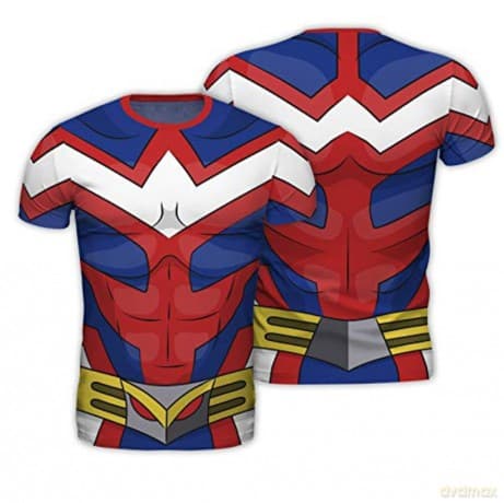 MY HERO ACADEMIA Replica T-shirtAll Might man L
