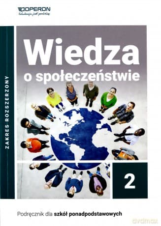 Wiedza o społeczeństwie podręcznik 2 liceum i technikum zakres rozszerzony - Artur Derdziak