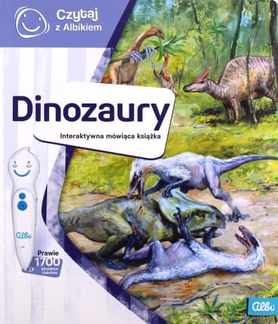 Czytaj z Albikiem. Dinozaury. Interaktywna mówiąca książka