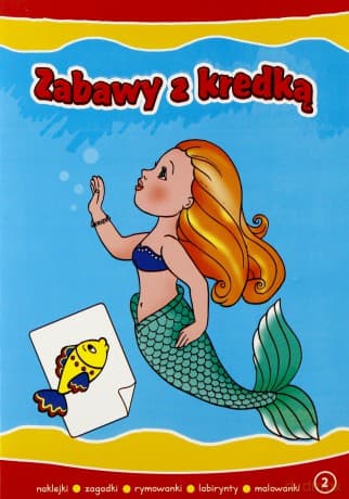 Zabawy z kredką 2 -syrenka