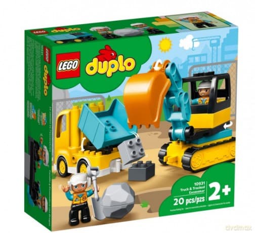 LEGO DUPLO Ciężarówka i koparka gąsienicowa