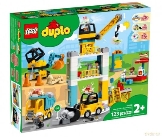 LEGO DUPLO Żuraw wieżowy i budowa