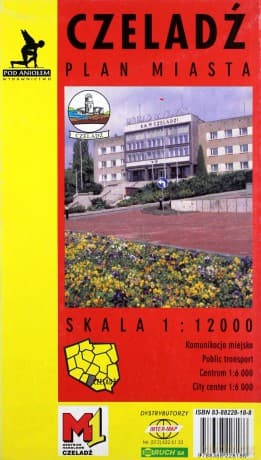 Czeladź Plan miasta 1:12000
