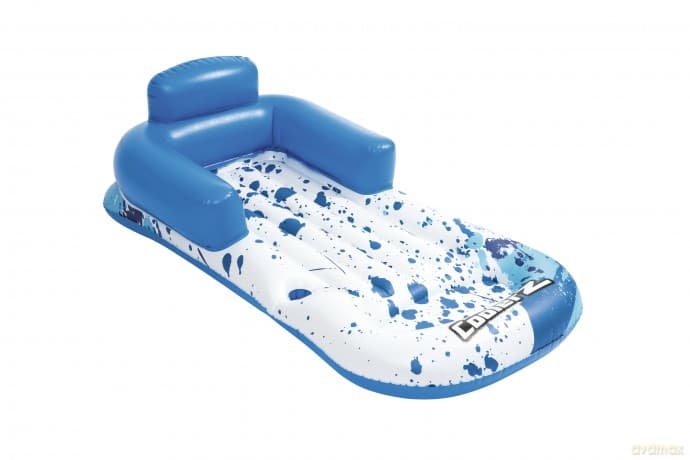 Materac do pływania z oparciem Cool Blue Lounge 161*84cm