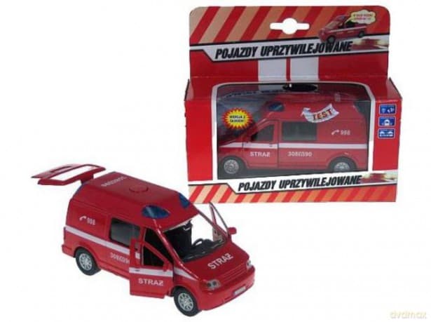 Auto Van Straż pożarna z dźwiękiam