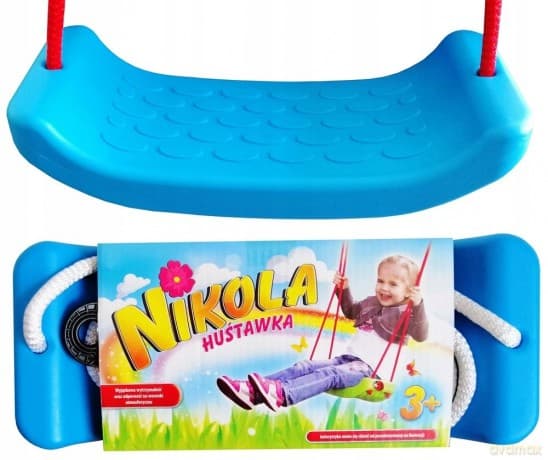 Huśtawka NIKOLA plastikowa deska (wysyłka losowa)