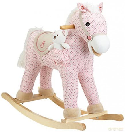 Koń na biegunach Pony pink
