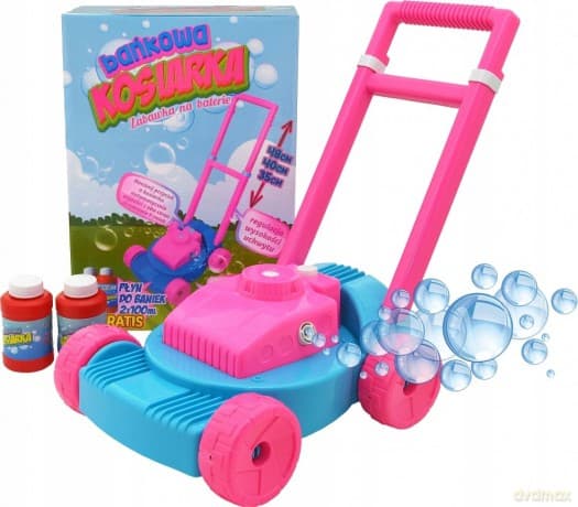 Kosiarka na bańki mydlane w pudełku