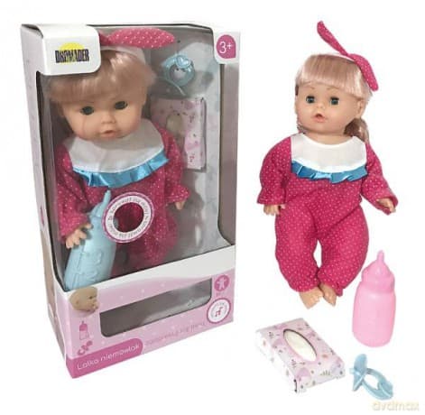 Lalka Agusia dziewczynka na baterie w pudełku