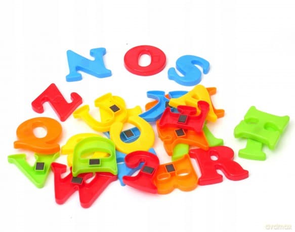 Literki magnetyczne na blistrze