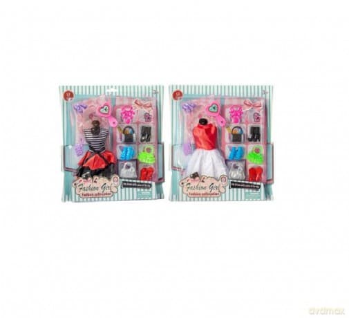 Sukienka dla lalek + akcesoria