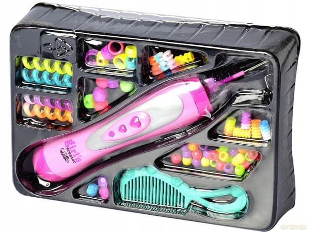 Zestaw do zaplatania włosów w pudełku