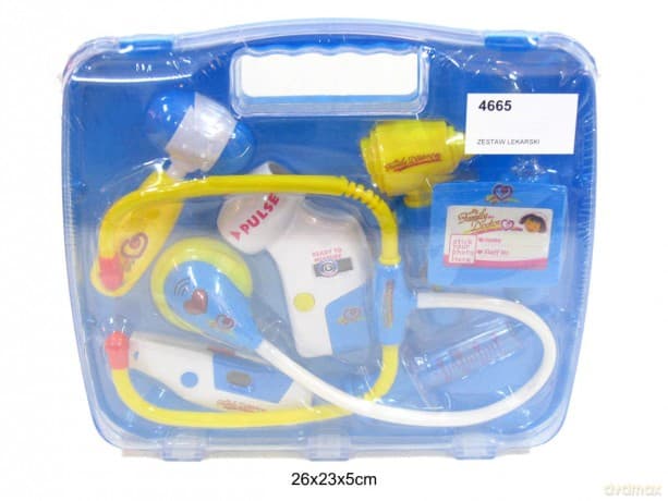 Zestaw lekarski w walizce światło dźwięk