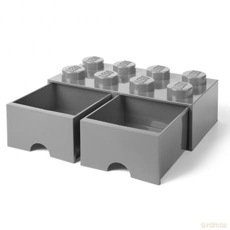 Szuflada klocek LEGO Brick 8 (Szara) (40061740)