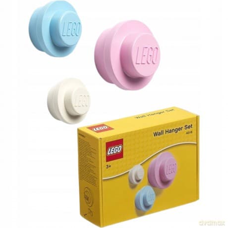 Wieszaki LEGO (Jasnoniebieski, różowy, biały) (40161736)
