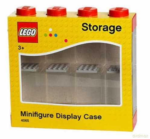 Gablotka na 8 minifigurek LEGO (Czerwona) (40650001)