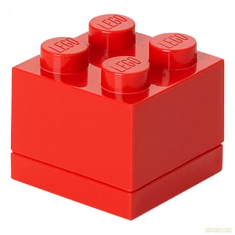 Minipudełko klocek LEGO 4 (Czerwone) (40111730)