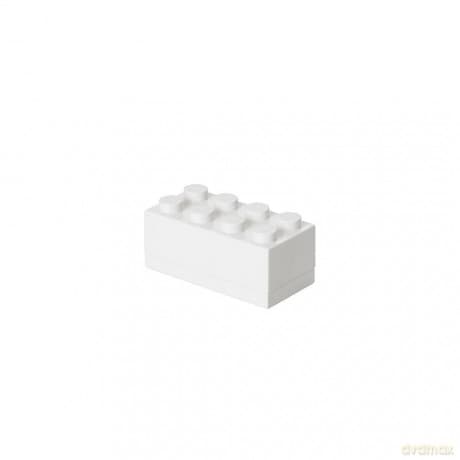 Minipudełko klocek LEGO 8 (Białe) (40121735)