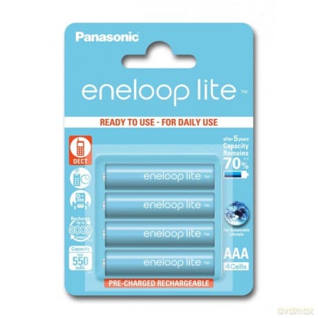 Panasonic Eneloop Lite R03/AAA 550mAh akumulator - 4 szt blister