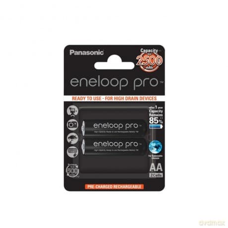 Panasonic Eneloop Pro R6/AA 2450mAh akumulator - 2 szt blister
