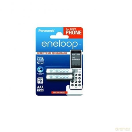 Panasonic Eneloop R03/AAA 750mAh akumulator- 2 szt blister (dla telefonów DECT)