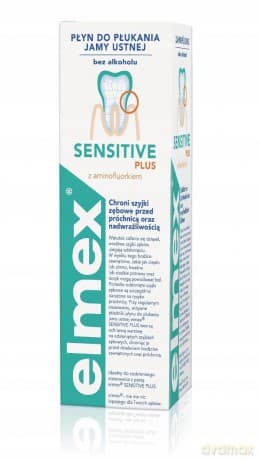 Elmex Płyn do płukania jamy ustnej Sensitive Plus 400ml