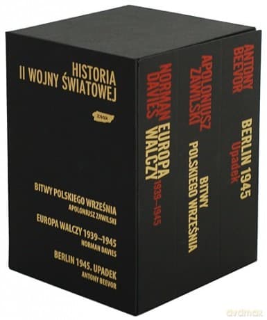 Pakiet 3 bestsellerów historycznych - Antony Beevor, Norman Davies, Apoloniusz Zawilski