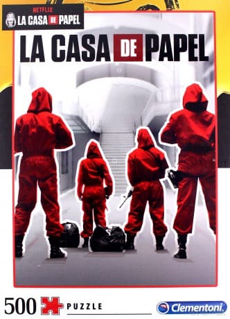 CLEMENTONI 500 el. Netflix La Casa de Papel (Dom z Papieru)