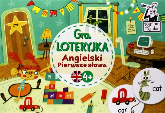 Gra loteryjka Angielski Pierwsze słowa Kapitan Nauka