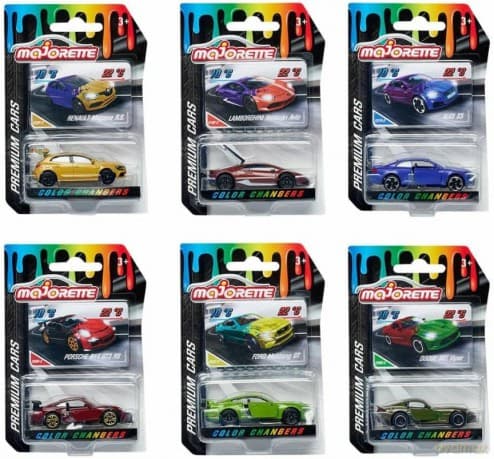 Pojazd Majorette Limited Colour Change, 6 rodzajów