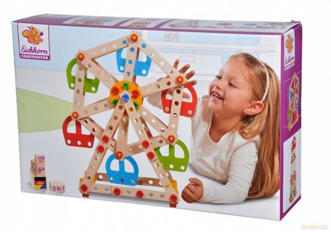 Klocki konstrukcyjne Constructor Karuzela 3w1 240 el.