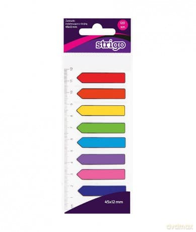 Zakładki indeksujące 45x12mm strzałka